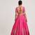 Magenta Pink embroidered Net Lehenga