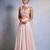 pink plain Georgette Lehenga