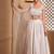 white plain Satin Lehenga