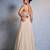Off white plain Organza Lehenga