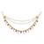 Traditional pearl layered hair chain/ear chain accessories with hook for women (e3213q)