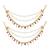 Traditional pearl layered hair chain/ear chain accessories with hook for women (e3213qg)