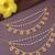 Traditional flower pearl layered hair chain/ear chain accessories with hook for women (e3214q)