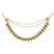 Traditional kundan & pearl hair chain/ear chain accessories with hook for women (e3215g)
