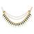 Traditional kundan & pearl drop hair chain/ear chain accessories with hook for women (e3217g)