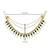 Traditional kundan & pearl drop hair chain/ear chain accessories with hook for women (e3217g)