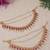 Traditional kundan & pearl drop hair chain/ear chain accessories with hook for women (e3217q)