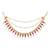 Traditional kundan & pearl drop hair chain/ear chain accessories with hook for women (e3217q)