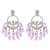 Traditional handcrafted kundan pearl chandbali dangle earrings for women (e3222zpu)