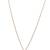 Gold plated american diamond studded pendant with chain