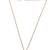 Gold plated american diamond studded pendant with chain