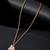 Gold plated cute bts cooky pendant with chain