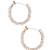 Gold-plated pearl and mirror studded anklet | wedding payal