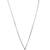Silver-plated cream duck pendant with chain for women