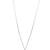 Silver-plated cream duck pendant with chain for women