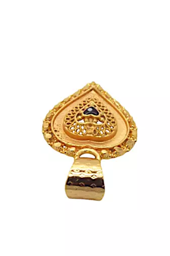 Gold plated heart shape pendant forwomen and girls