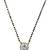 Gold plated black beaded silver ad stone mangalsutra with earrings