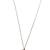 Silver-plated red duck pendant with chain