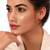 Gold-plated cz-studded screw stud nose ring