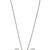 Gold plated black beaded sea green ad stone mangalsutra with earrings