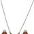 Gold-plated zirconia studded mangalsutra set | mangalsutra with chain and earrings