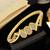 Gold plated stylish cubic zircon bracelet