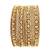 Set of 12 gold plated bangles