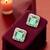 Silver plated american diamond studded drop earrings