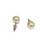 Radiant harmony: luxurious gold-plated and pearl fusion stud and hoop earring collection