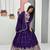 Zigzag & Bandhej Print with Sequin Lace Detailing Lehenga Choli