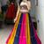 Multicolor Frilled Cotton with Heavy Gamthi Work Lehenga Choli