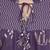 Yufta purple cotton three quarter puffed sleeves top