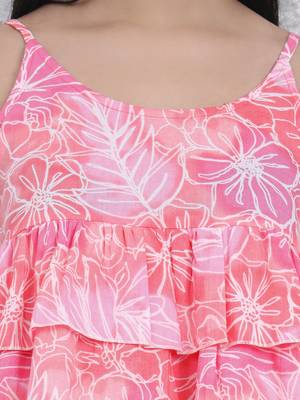pink pure cotton flared top 4