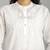 Yufta white regular style top design embroidered