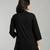 Yufta black regular style top design embroidered