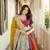 Digital Print Muslin Cotton with Mirror Work Lehenga Choli
