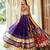 Digital Print Muslin Cotton with Mirror Work Lehenga Choli