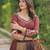 Digital Print Muslin Cotton with Mirror Work Lehenga Choli