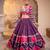Digital Print Muslin Cotton with Mirror Work Lehenga Choli