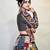 Multicolor Frilled Cotton with Heavy Gamthi Work Lehenga Choli