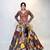 Multicolor Frilled Cotton with Heavy Gamthi Work Lehenga Choli