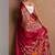Maroon japan devsena satin saree japan satin digital print blouse