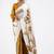 Mustard japan devsena satin saree japan satin digital print blouse
