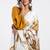 Mustard japan devsena satin saree japan satin digital print blouse