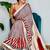 Red japan devsena satin saree japan satin digital print blouse