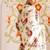 Cream japan devsena satin saree japan satin digital print blouse