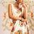 Cream japan devsena satin saree japan satin digital print blouse