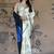 White japan devsena satin saree japan satin digital print blouse