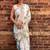 White japan devsena satin saree japan satin digital print blouse