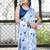 White japan devsena satin saree japan satin digital print blouse